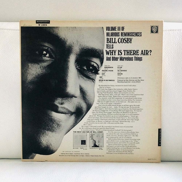 LP Bill Cosby - Why Is There Air? Vinyl Record - Picture 2 of 2